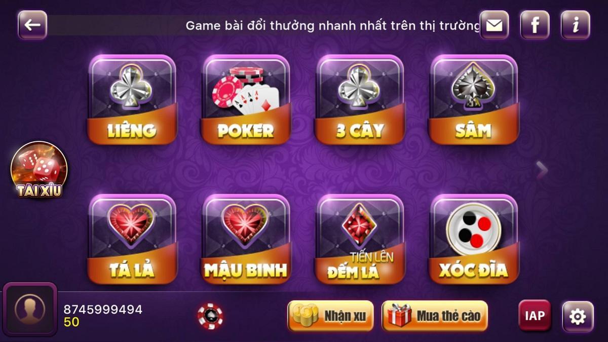 Game bài 69 đổi thưởng hoàn toàn uy tín